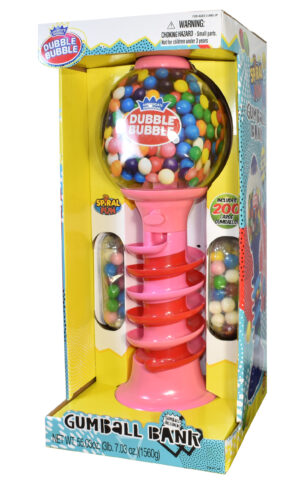 Dubble Bubble® Spiral Fun Gumball Machine Bank